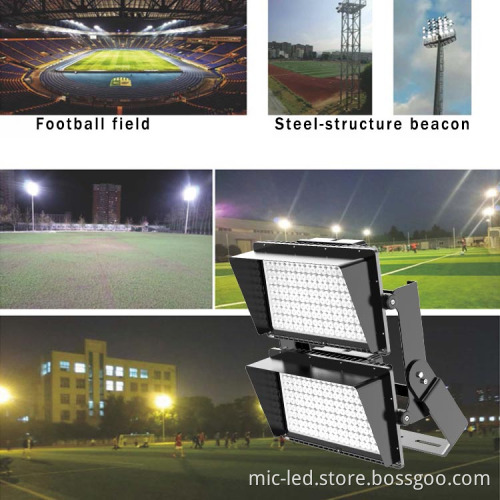 High Power LED High Mast Lights 300w-1500w for Outdoor Sports Lighting